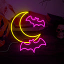 Flying Bats Neon Sign - Reels Custom