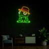 Frog With Cowboy Hat Neon Sign - Reels Custom