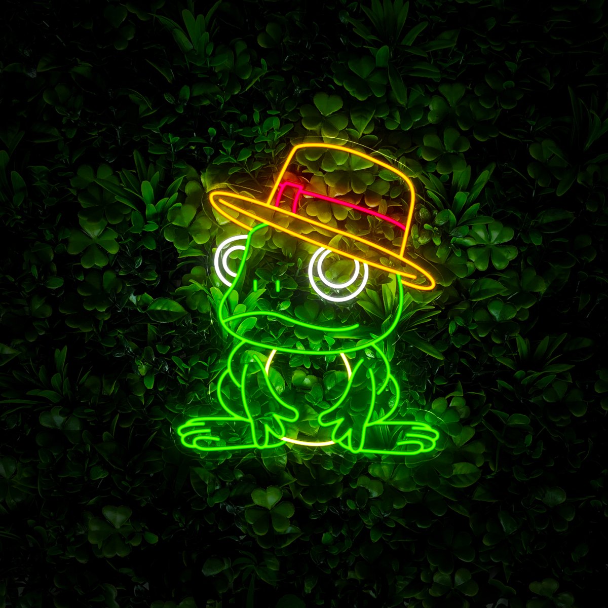 Frog With Cowboy Hat Neon Sign - Reels Custom