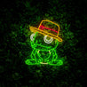 Frog With Cowboy Hat Neon Sign - Reels Custom