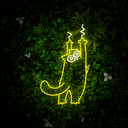 Funny Cat Neon Sign - Reels Custom