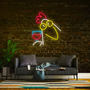 Funny Chicken Neon Sign - Reels Custom