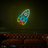 Funny Flying Rockets UFO Neon Sign - Reels Custom