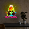Funny LGBT Pride Gaylien Artwork Neon Sign - Reels Custom