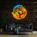 Funny Monkey Banana Artwork Led Neon Sign - Reels Custom
