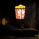 Funny Popcorn Artwork Neon Sign - Reels Custom