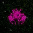 Galaxy Moon And Star Neon Sign - Reels Custom