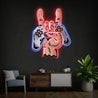 Game Hands Artwork Led Neon Sign For Gamers - Reels Custom