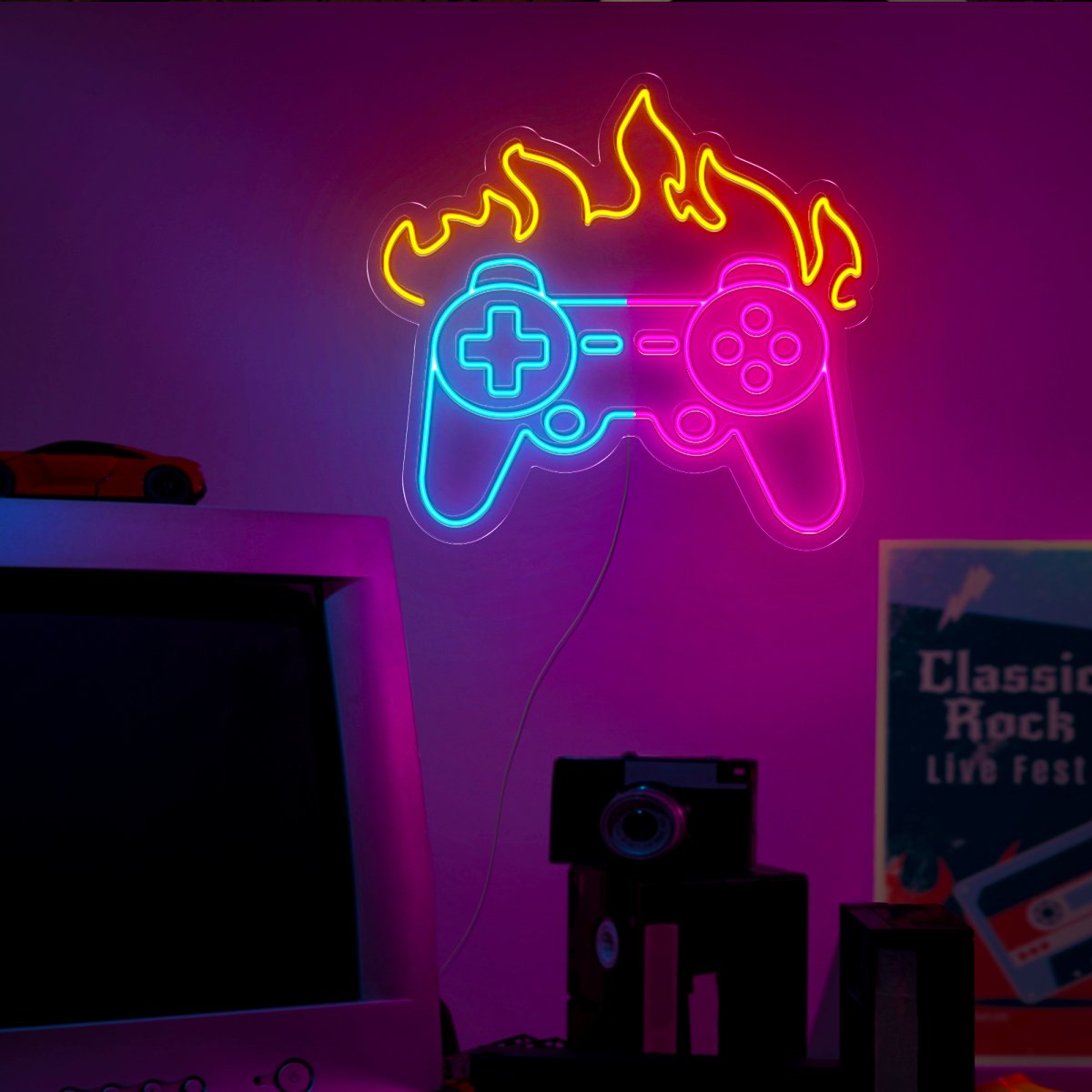 Game Neon Sign - Reels Custom