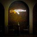 Game Room Decor AK-47 Neon Sign - Reels Custom