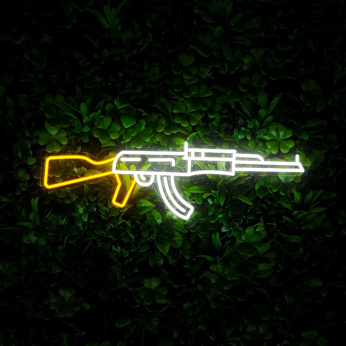 Game Room Decor AK-47 Neon Sign - Reels Custom