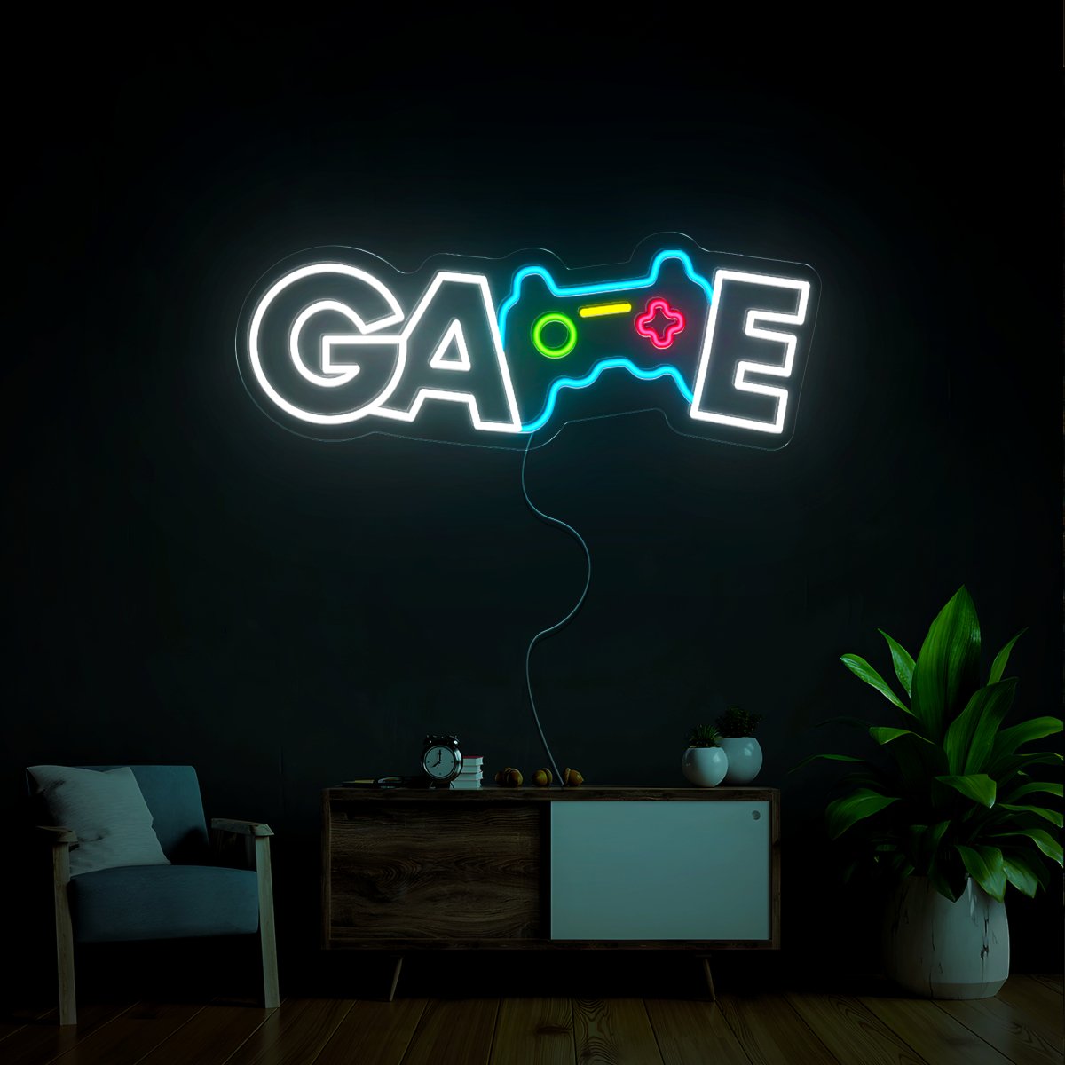 Gamer Neon Sign - Reels Custom