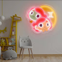 Gemini Zodiac Artwork Led Neon Sign - Reels Custom