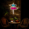 Gender Direction Board Neon Sign - Reels Custom