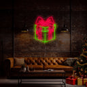 Gift Box Christmas Led Neon Sign - Reels Custom
