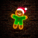 Gingerbread Christmas Artwork Led Neon Sign - Reels Custom