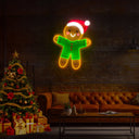 Gingerbread Christmas Artwork Led Neon Sign - Reels Custom