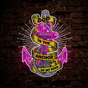 God Is The Anchor Of My Soul Artwork Neon Sign - Reels Custom