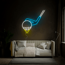 Golf Ball Neon Sign - Reels Custom