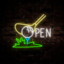 Golf Open Neon Sign - Reels Custom