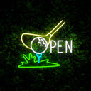 Golf Open Neon Sign - Reels Custom