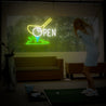 Golf Open Neon Sign - Reels Custom