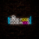 Good Food, Good Mood Neon Sign - Reels Custom