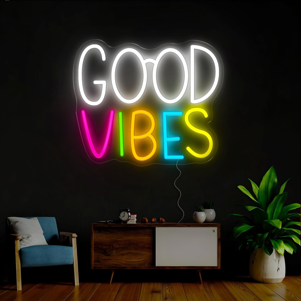 Good Vibes Neon Sign - Reels Custom