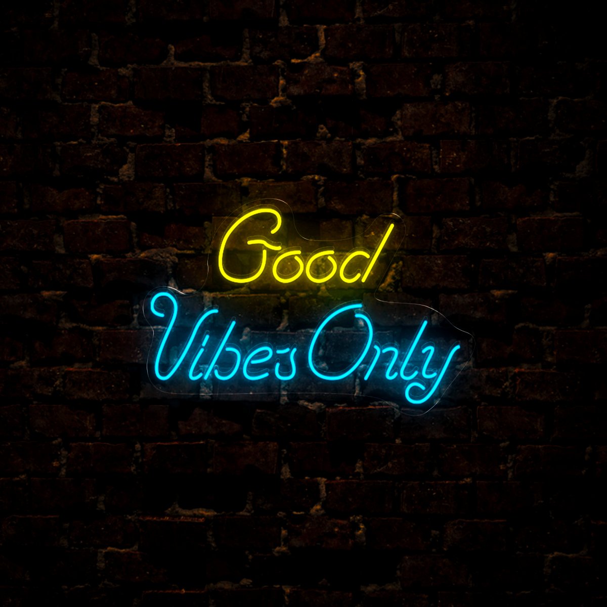 Good Vibes Only Neon Sign - Reels Custom