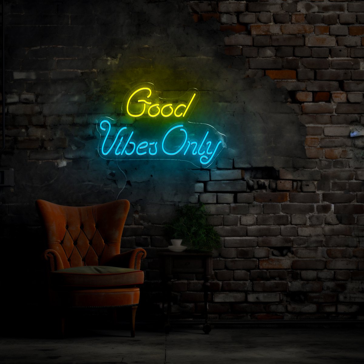 Good Vibes Only Neon Sign - Reels Custom