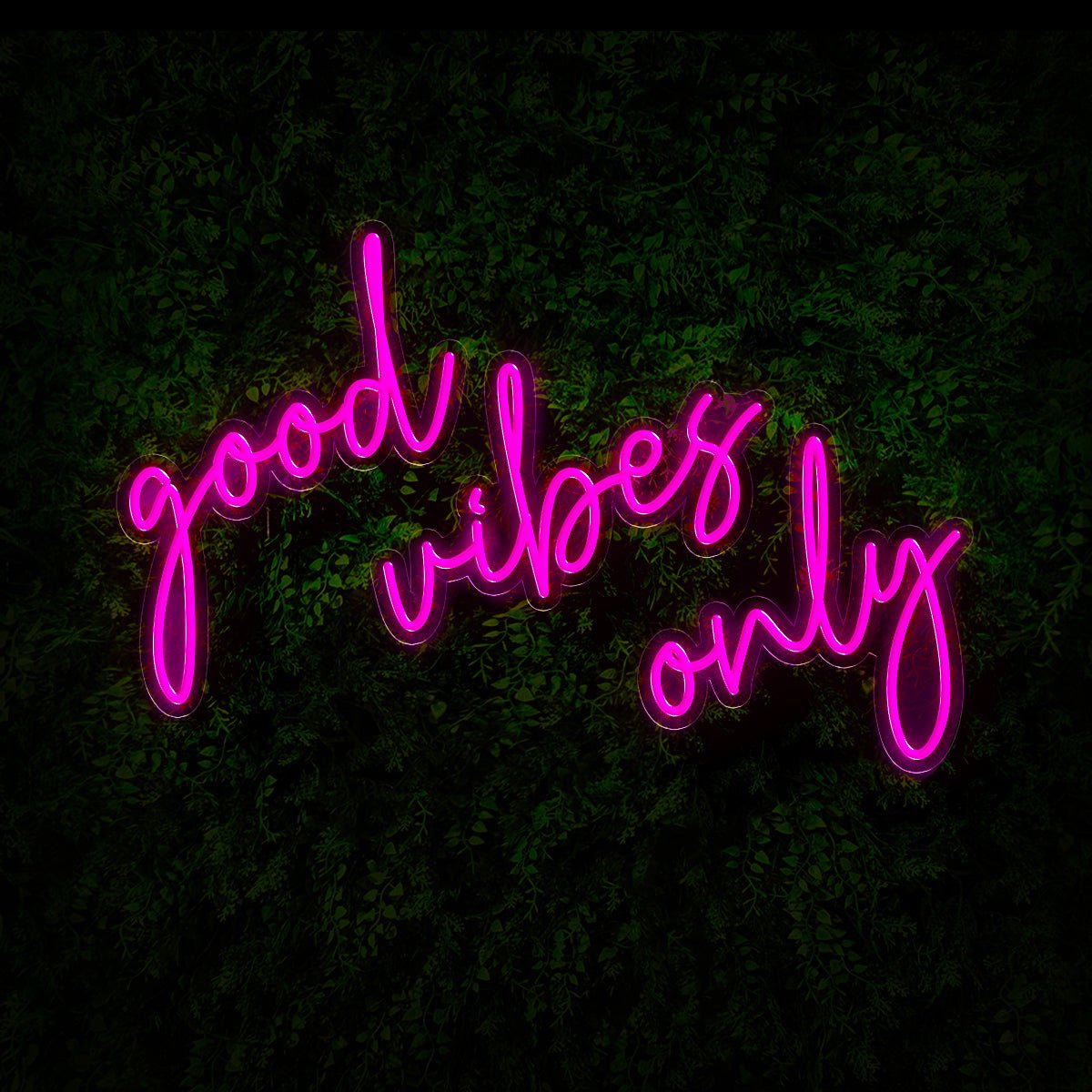 Good Vibes Only Quotes Led Neon Sign - Reels Custom