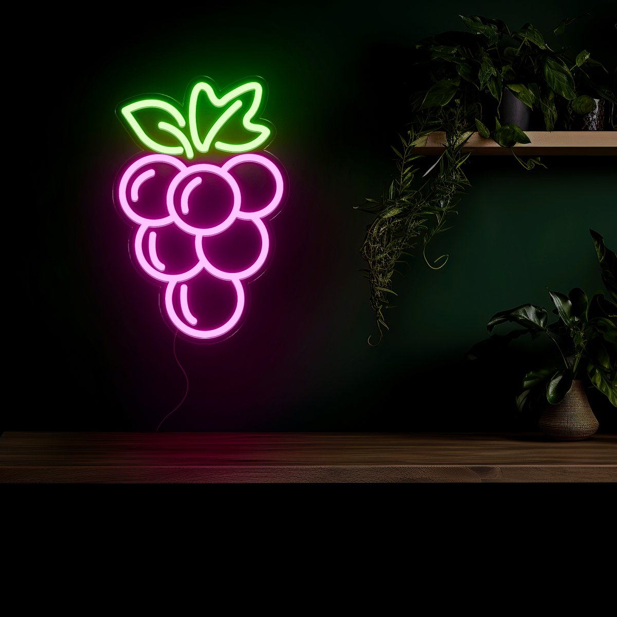 Grape Fruits Led Neon Sign - Reels Custom