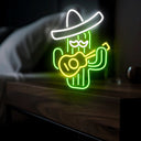 Green Cactus Led Neon Sign - Reels Custom