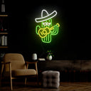 Green Cactus Led Neon Sign - Reels Custom