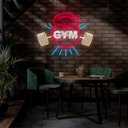 Gym Artwork Neon Sign - Reels Custom