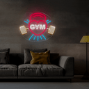 Gym Artwork Neon Sign - Reels Custom