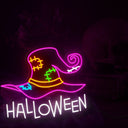 Halloween Hat Neon Sign - Reels Custom