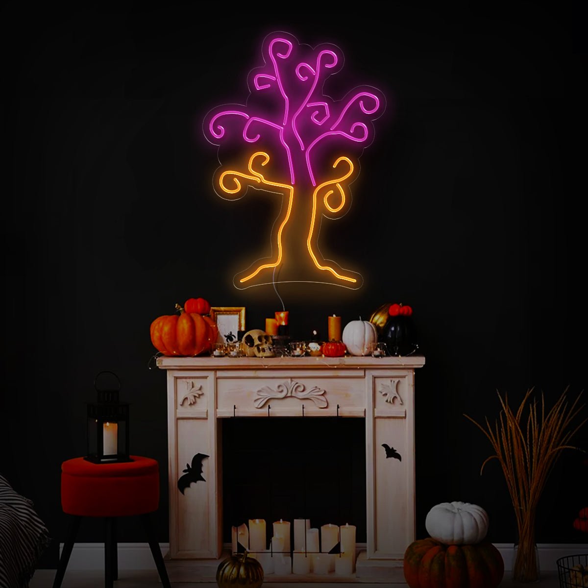 Halloween Tree Neon Sign - Reels Custom
