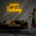 Happy Birthday Neon Sign - Reels Custom