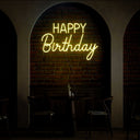 Happy Birthday Neon Sign - Reels Custom