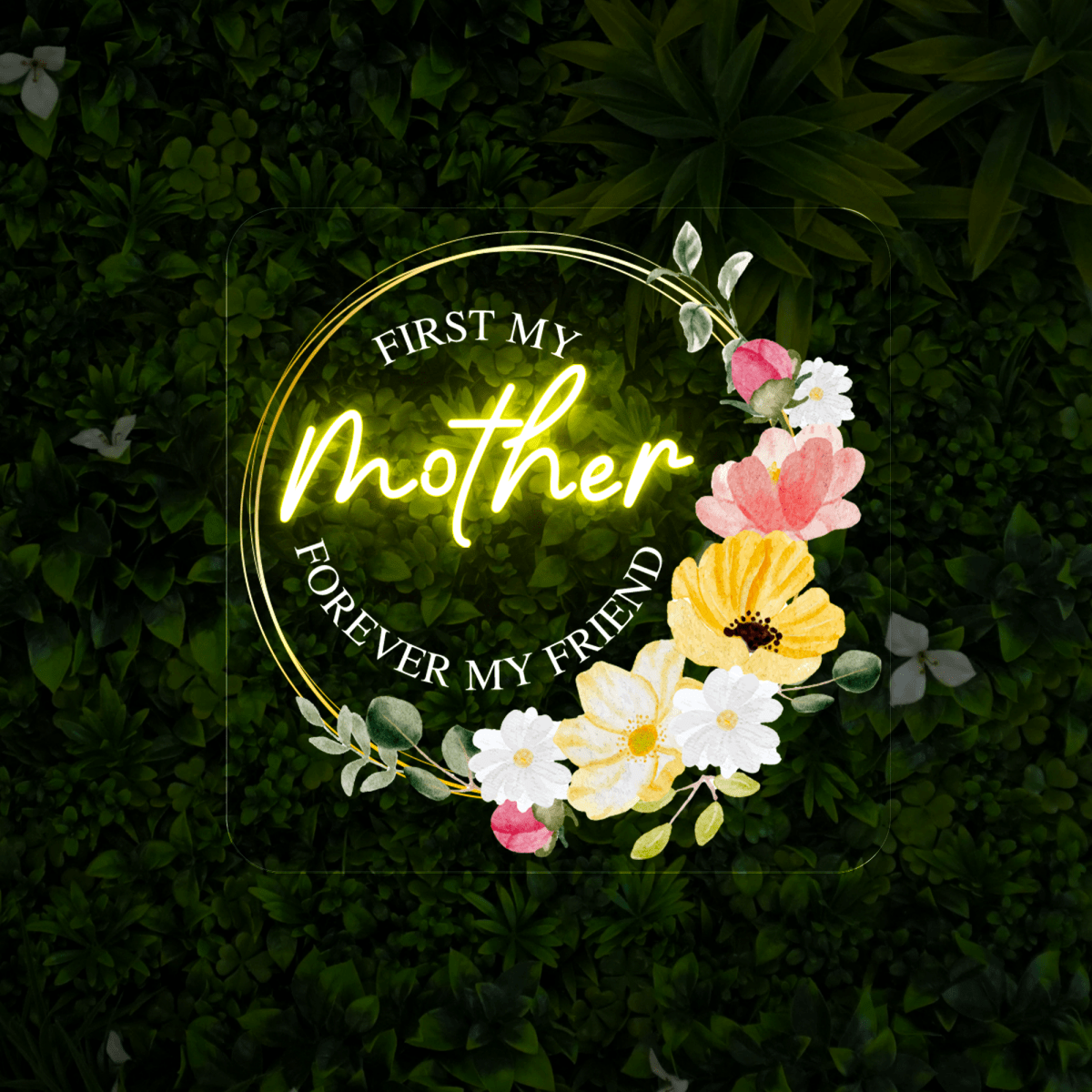 Happy Mother's Day Artwork Neon Sign - Reels Custom