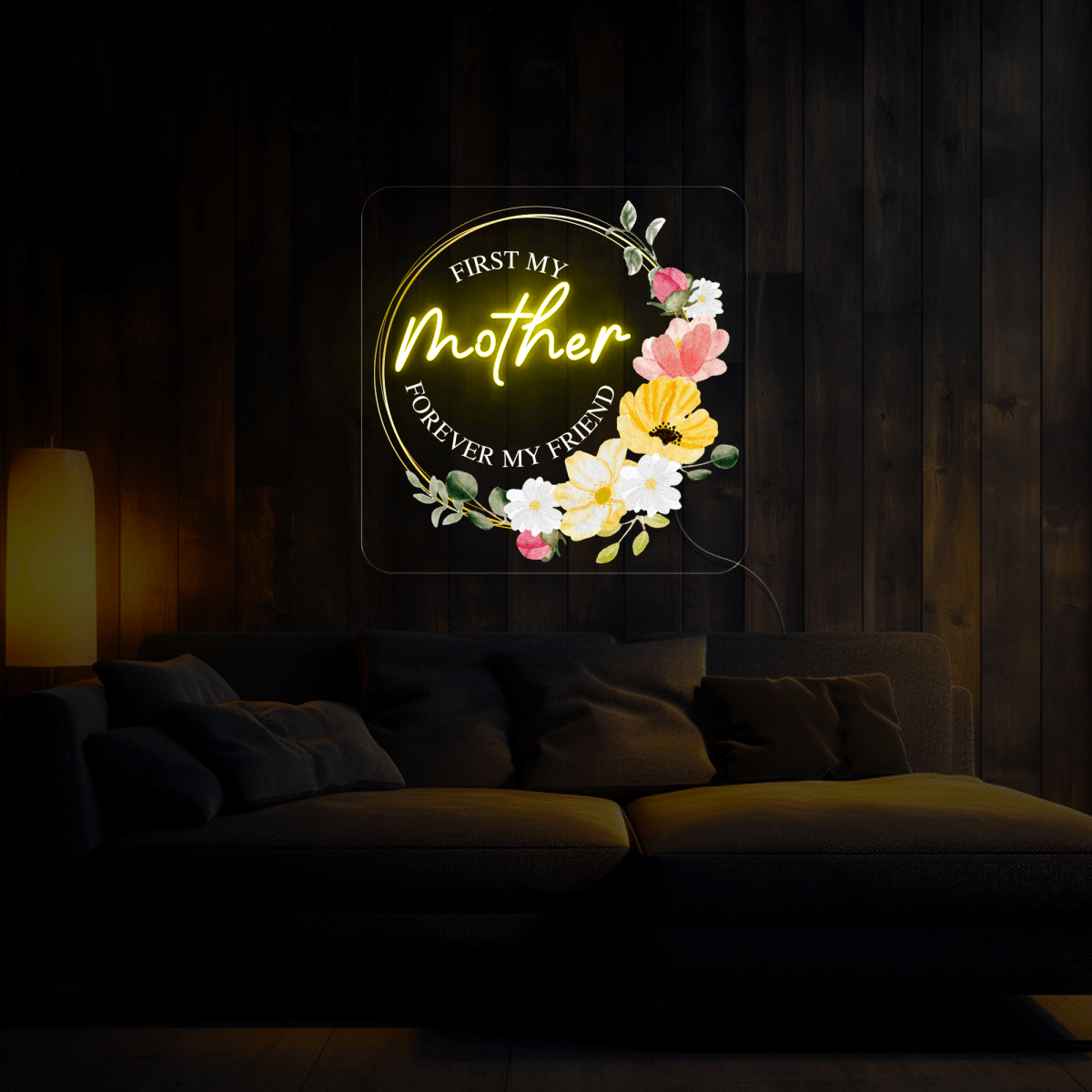 Happy Mother's Day Artwork Neon Sign - Reels Custom