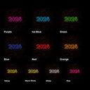 Happy New Year 2024 Neon Sign - Reels Custom