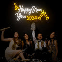Happy New Year 2024 Neon Sign - Reels Custom
