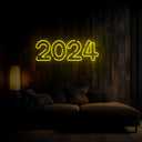 Happy New Year 2024 Neon Sign - Reels Custom