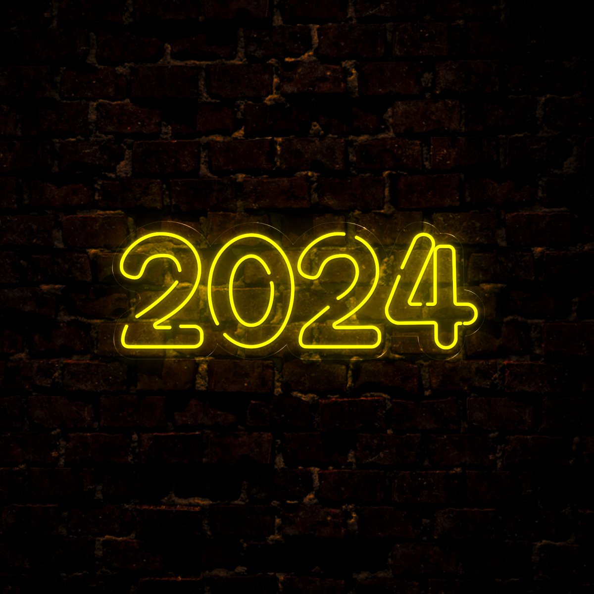 Happy New Year 2024 Neon Sign - Reels Custom