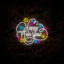 Happy New Year 2024 Neon Sign - Reels Custom