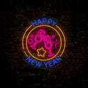 Happy New Year 2024 Neon Sign - Reels Custom