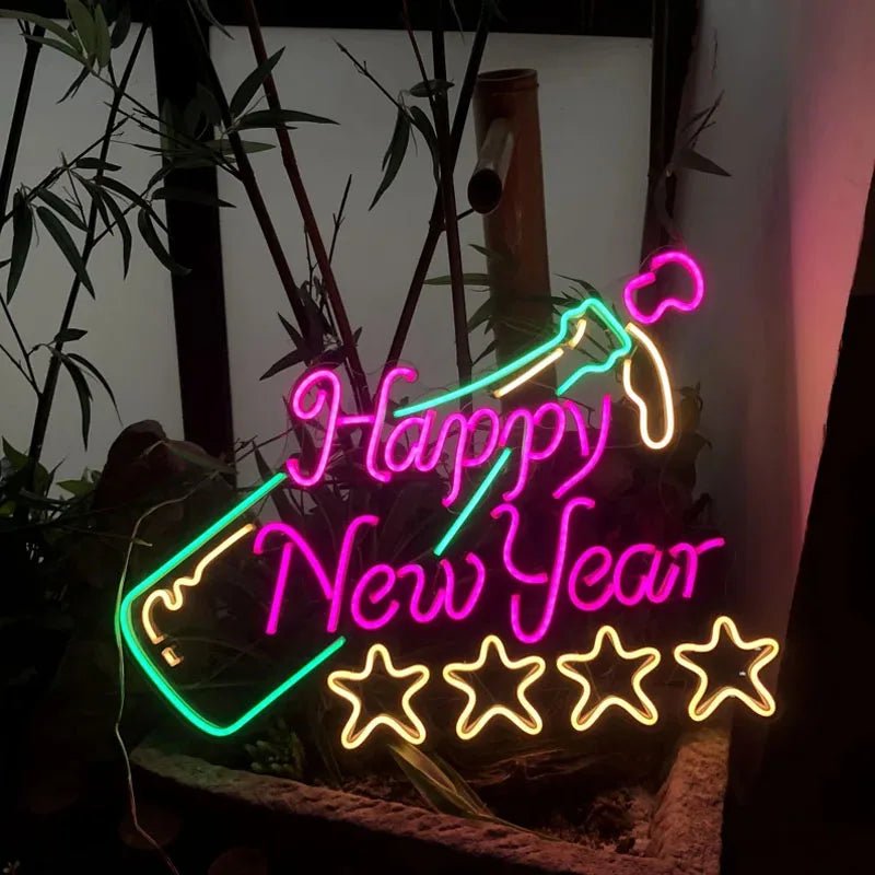 Happy New Year Led Neon Sign - Reels Custom