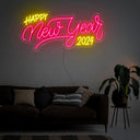Happy New Year Neon Sign - Reels Custom